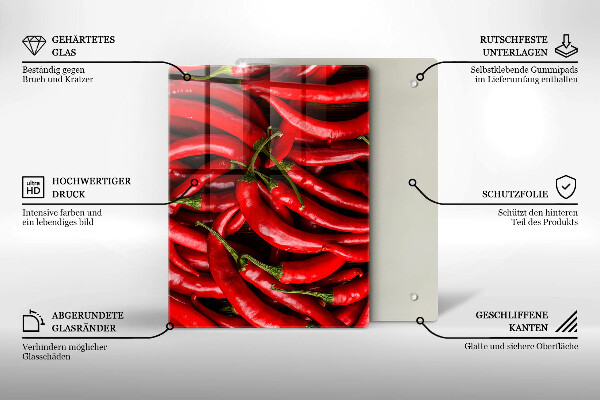 Kryt na varnou desku Pálivé chilli papričky