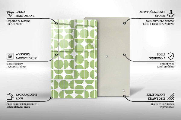 Sklo za sporák Vzor boho tvarů