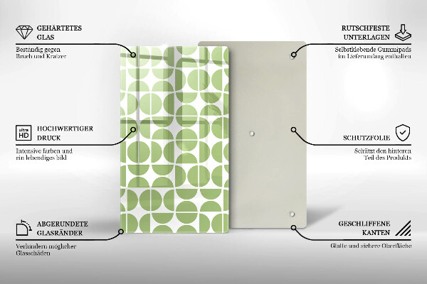 Sklo za sporák Vzor boho tvarů