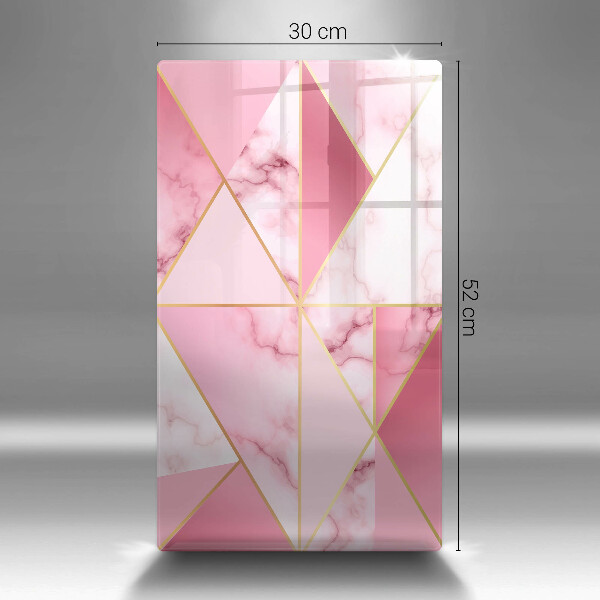 Sklo za sporák Geometrický mramor