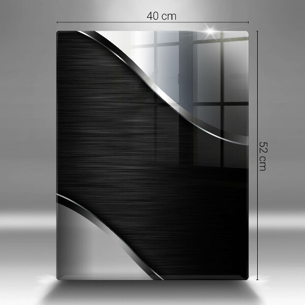 Sklo za sporák Kovová abstrakce