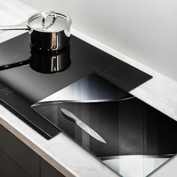 Sklo za sporák Kovová abstrakce