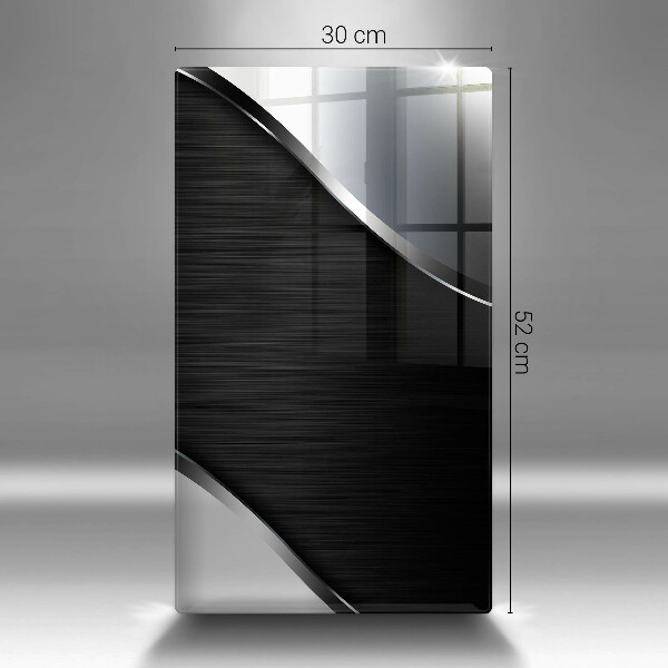 Sklo za sporák Kovová abstrakce