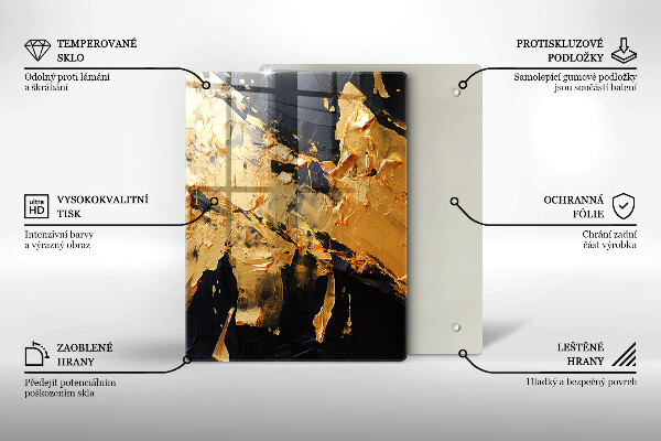 Kryt na varnou desku Elegantní barva textury