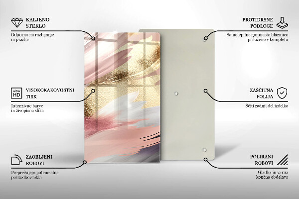 Kryt na varnou desku Pastelové skvrny