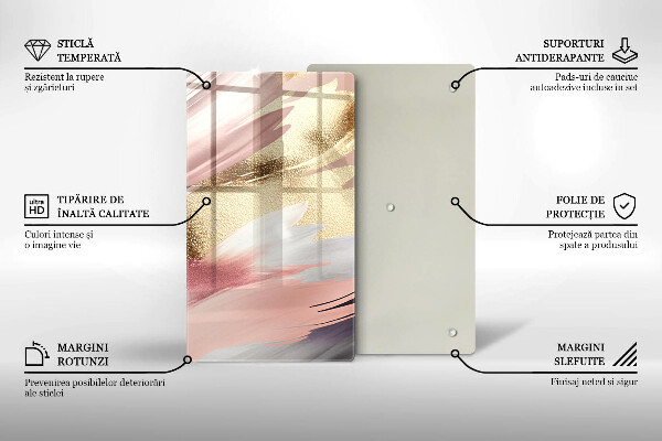 Kryt na varnou desku Pastelové skvrny