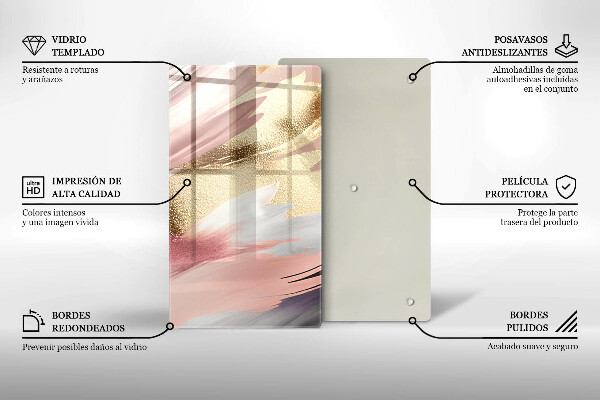 Kryt na varnou desku Pastelové skvrny