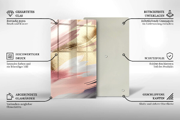 Kryt na varnou desku Pastelové skvrny