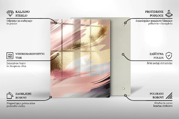 Kryt na varnou desku Pastelové skvrny