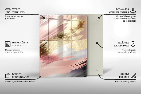 Kryt na varnou desku Pastelové skvrny