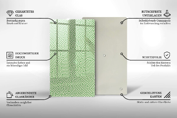 Sklo za sporák Abstraktní linie