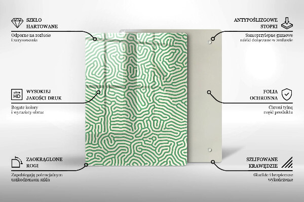 Sklo za sporák Abstraktní linie