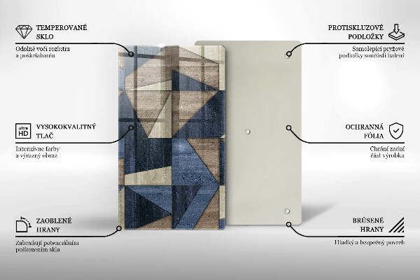 Kryt na varnou desku Geometrické abstrakce