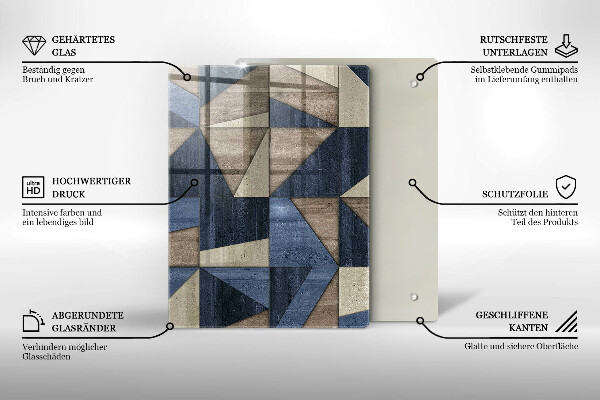 Kryt na varnou desku Geometrické abstrakce