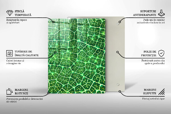 Kryt na varnou desku Struktura listu