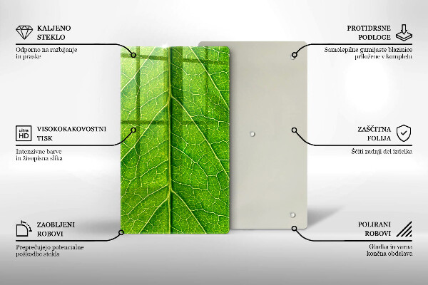Kryt na varnou desku Přírodní listové žíly