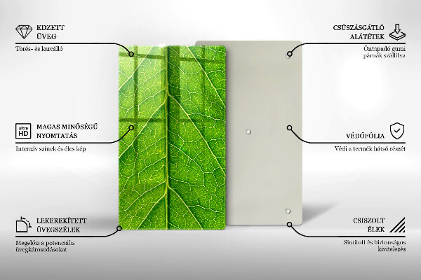 Kryt na varnou desku Přírodní listové žíly