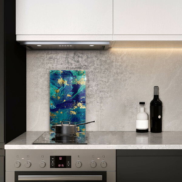 Kryt na varnou desku Abstrakce se zlatem