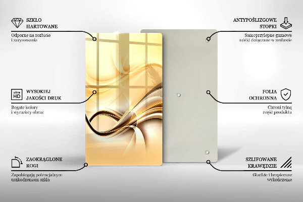 Kryt na varnou desku Abstrakce kouře