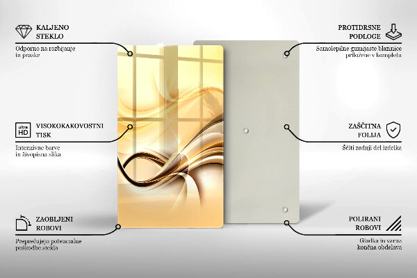 Kryt na varnou desku Abstrakce kouře