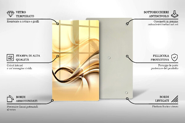 Kryt na varnou desku Abstrakce kouře