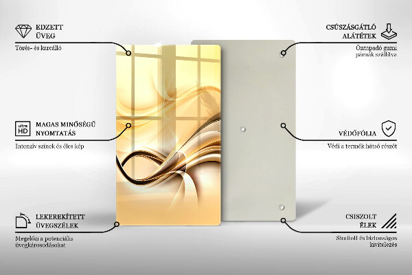 Kryt na varnou desku Abstrakce kouře