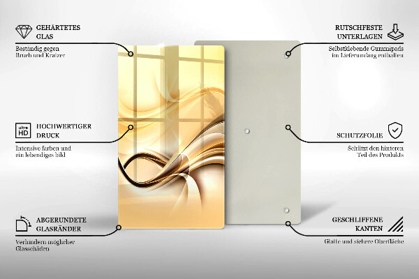 Kryt na varnou desku Abstrakce kouře