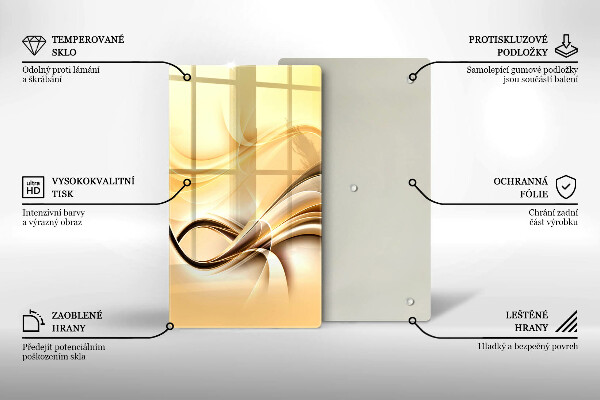 Kryt na varnou desku Abstrakce kouře