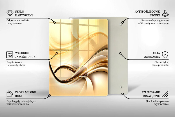 Kryt na varnou desku Abstrakce kouře