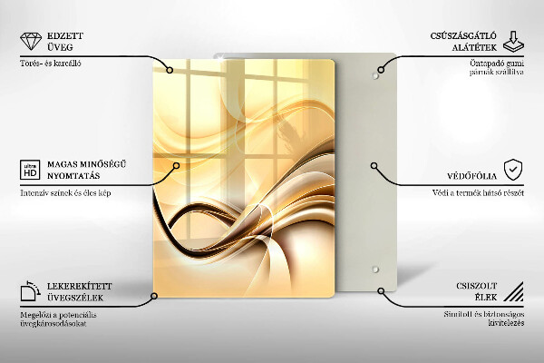 Kryt na varnou desku Abstrakce kouře