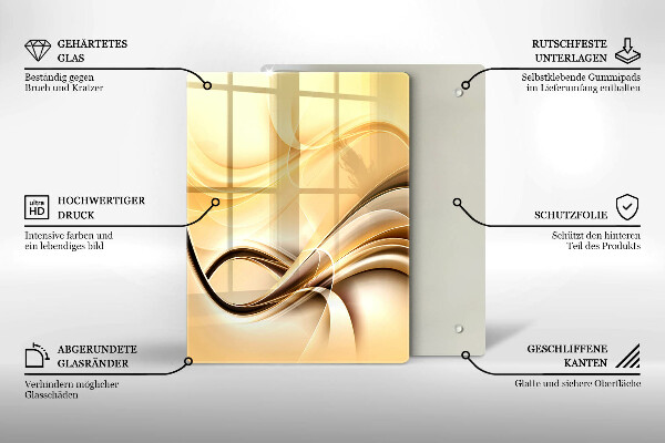 Kryt na varnou desku Abstrakce kouře