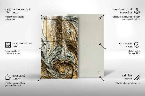 Kryt na varnou desku Bohatá abstrakce