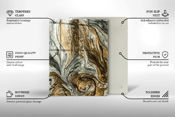 Kryt na varnou desku Bohatá abstrakce