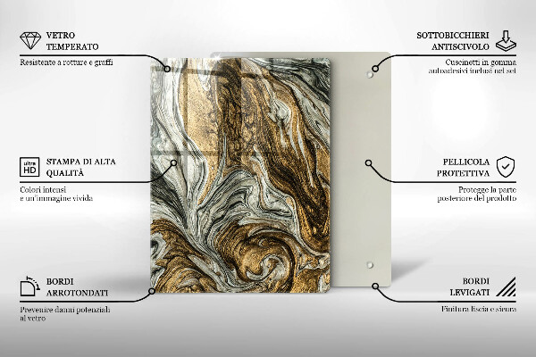 Kryt na varnou desku Bohatá abstrakce