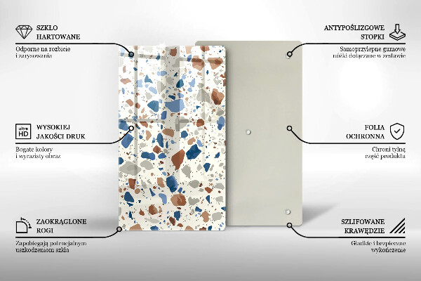 Kryt na varnou desku Dekorativní kamenina