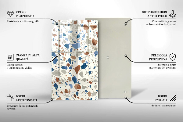 Kryt na varnou desku Dekorativní kamenina