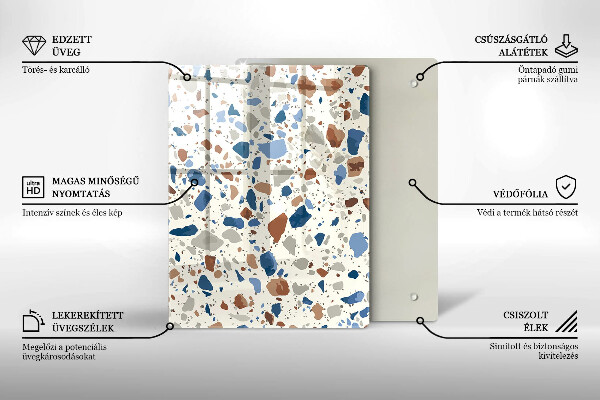 Kryt na varnou desku Dekorativní kamenina
