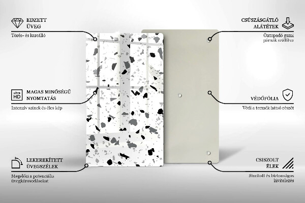 Kryt na varnou desku Dekorativní kamenina