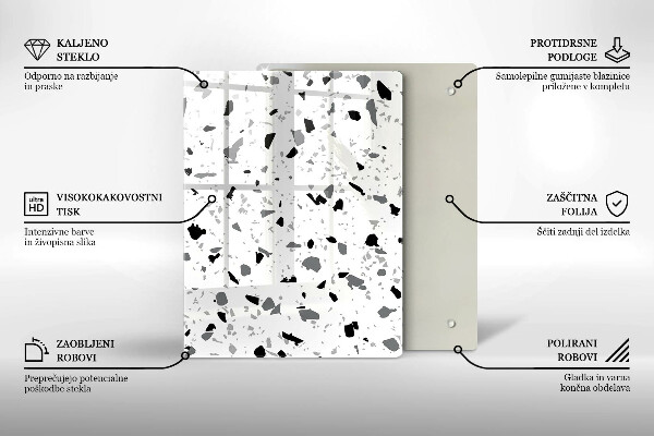 Kryt na varnou desku Dekorativní kamenina