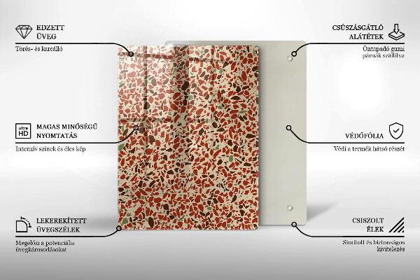 Kryt na varnou desku Jemná kamenina