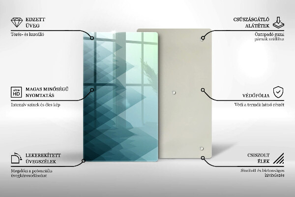 Kryt na varnou desku Abstraktní hory