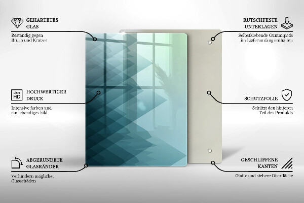 Kryt na varnou desku Abstraktní hory