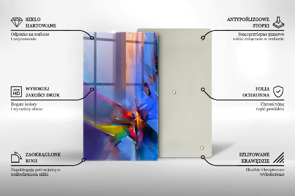 Kryt na varnou desku Malovaná abstrakce