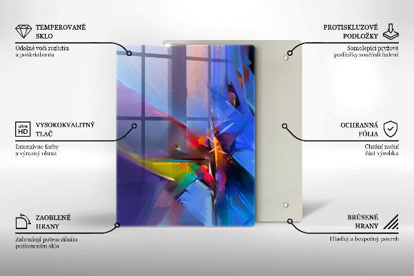 Kryt na varnou desku Malovaná abstrakce