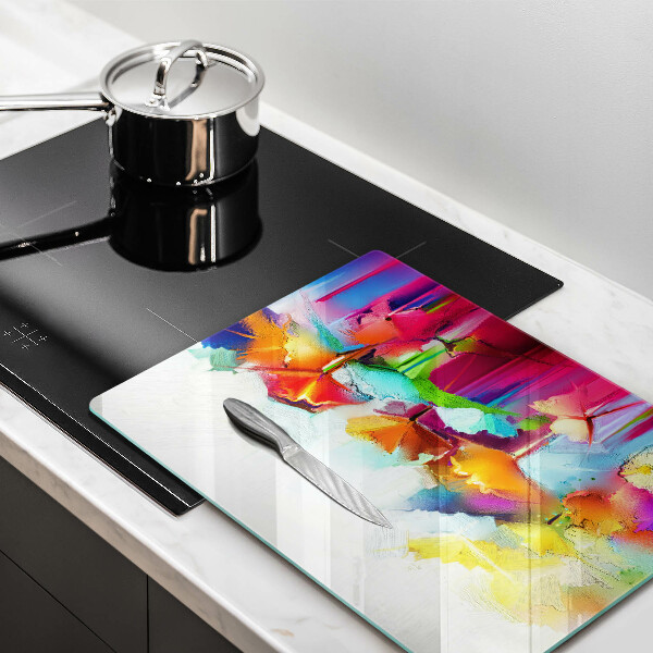 Kryt na varnou desku Malované květiny