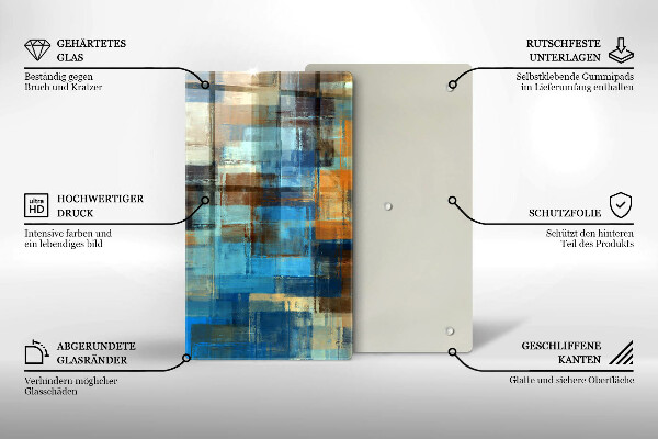 Kryt na varnou desku Malované pozadí