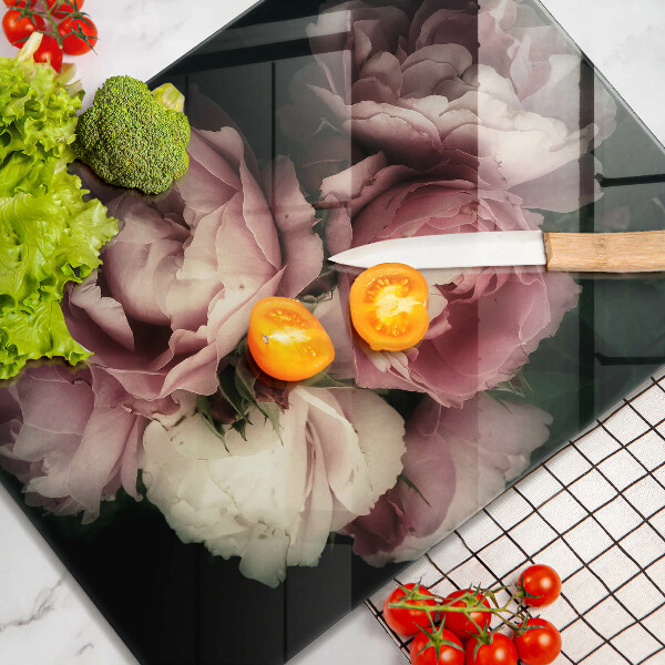 Kryt na varnou desku Pivoňkové květy