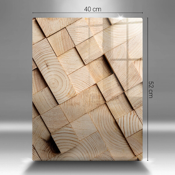 Kryt na varnou desku Dřevěné čtverce