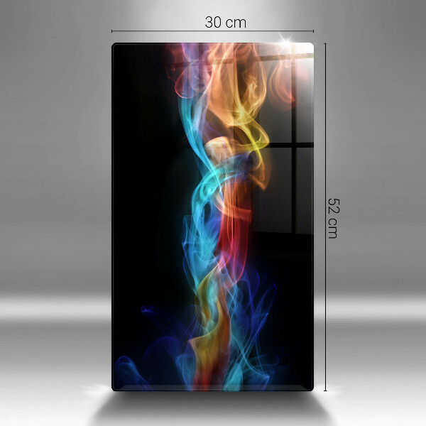 Sklo za sporák Barevný kouř