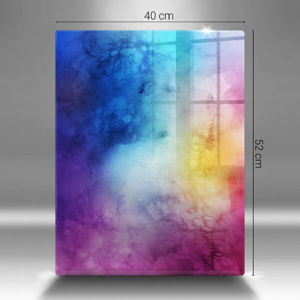 Kryt na varnou desku Rainbow akvarel šplouchání